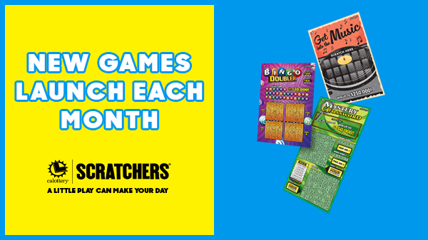 New games launch each month