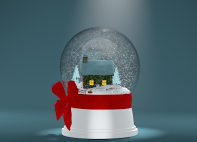 Gift Responsibly snowglobe