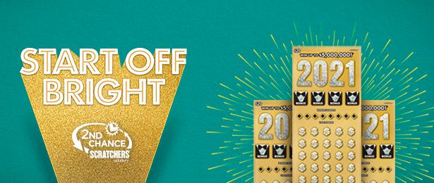 2nd Chance Scratchers logo on green background