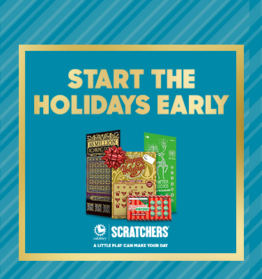Start The Holidays Early On Blue Background