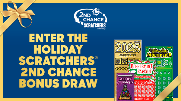 Enter the holiday 2nd chance bonus draw