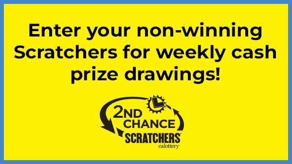 Enter your non-winning Scratchers for weekly cash prize drawings!