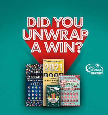 Holiday Scratchers Promo Ended Message on green background