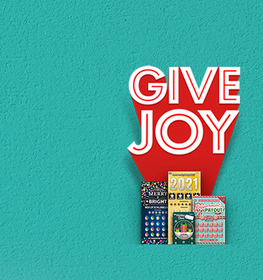 Holiday Scratchers on a Blue Background