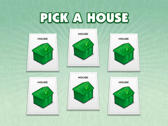 Monopoly game green houses