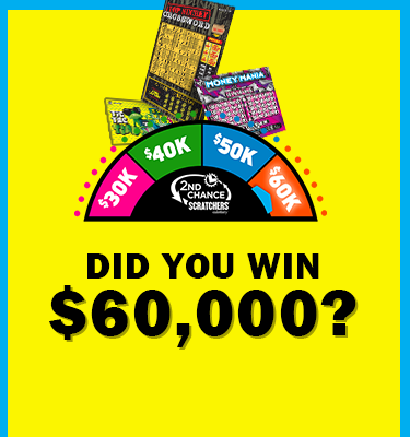 Did you win $60,000 with the Progressive Scratchers 2nd Chance Promotion?