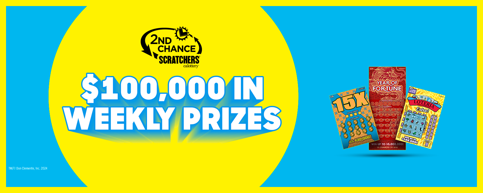 Scratchers 2nd Chance California State Lottery