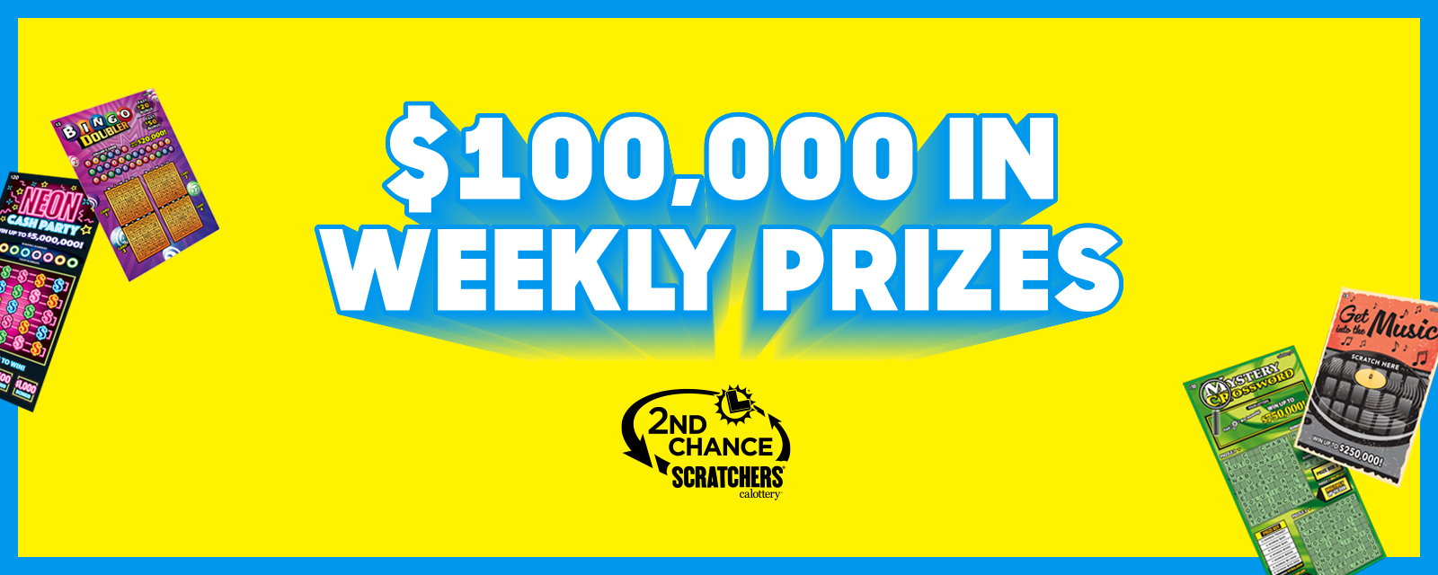$100,000 in weekly prizes