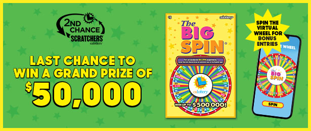 Last Chance To Win A Grand Prize of $50,000