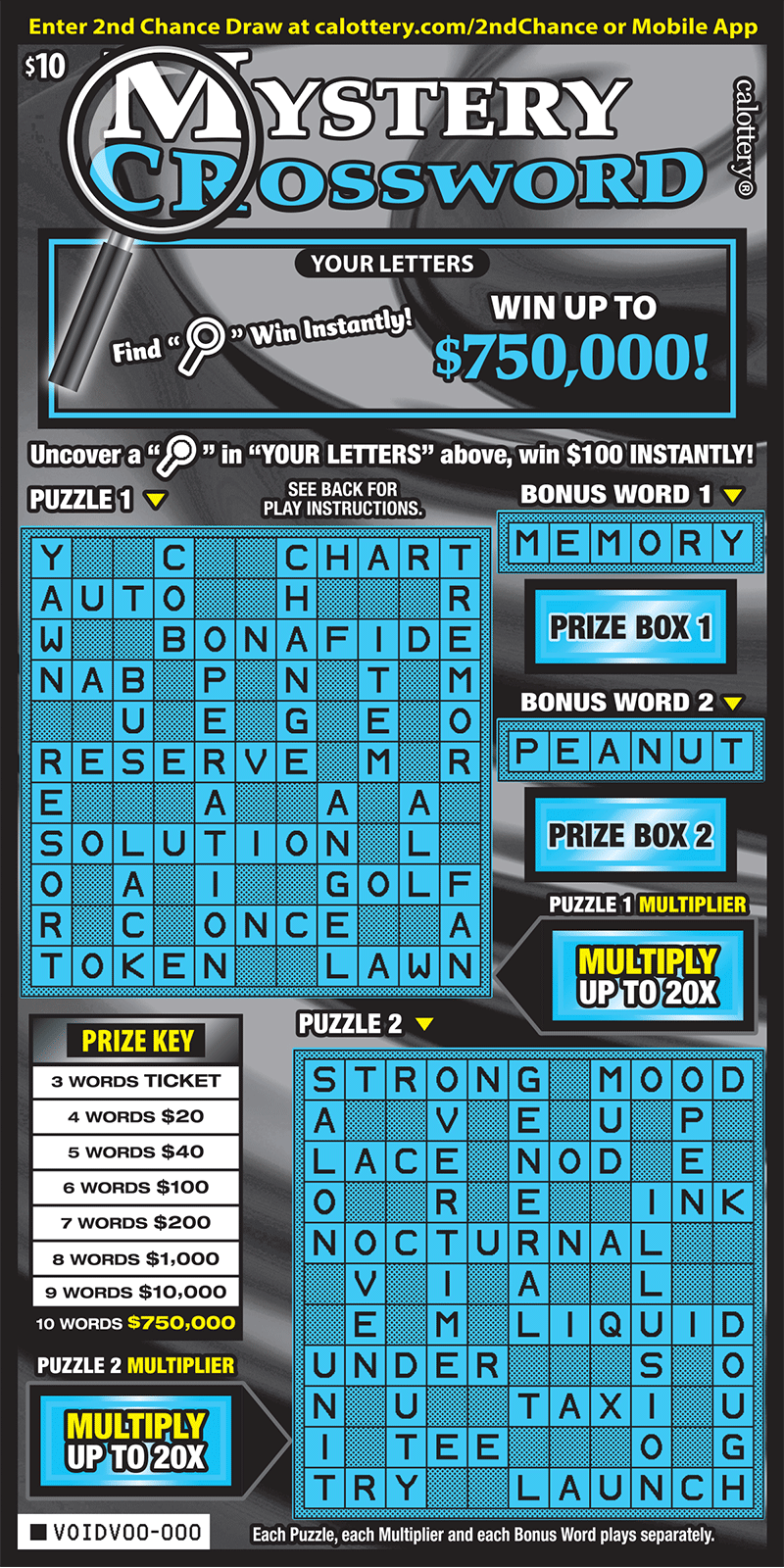$10 Mystery Crossword 1497
