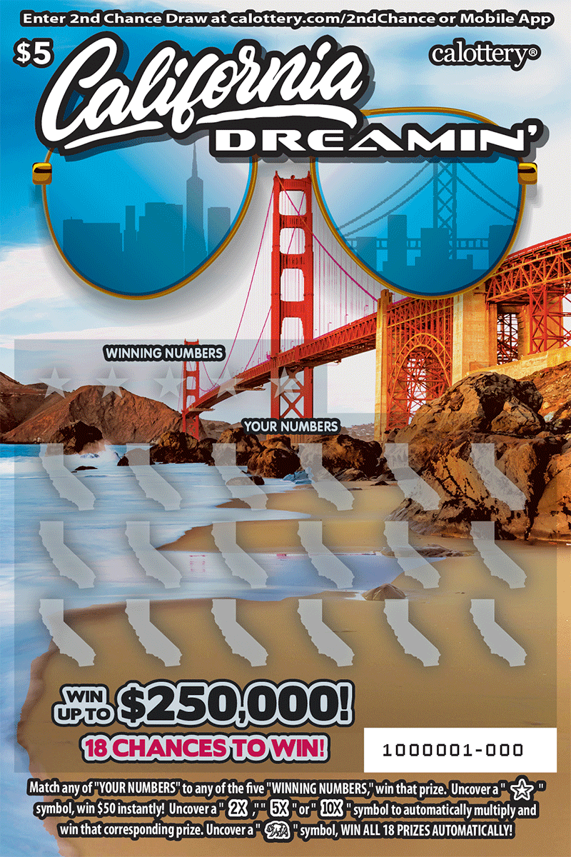 1507 California Dreamin' California Lottery by ScratchSmarter