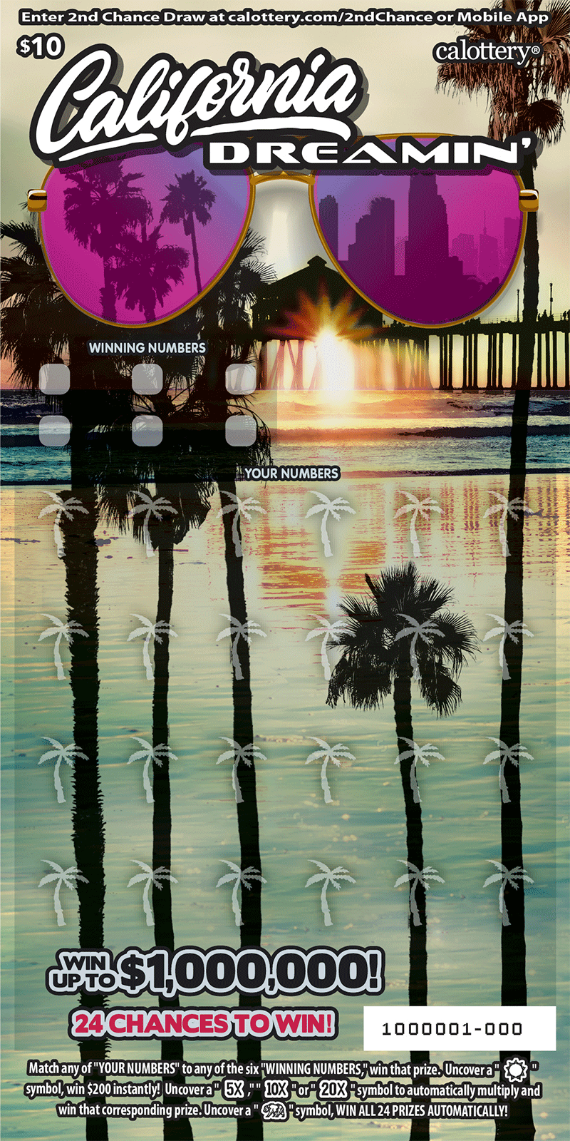 1508 $10 California Dreamin
