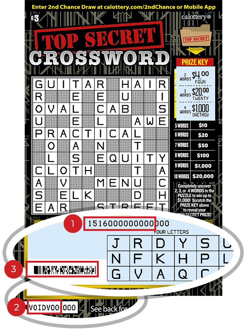$3 Top Secret Crossword 1516