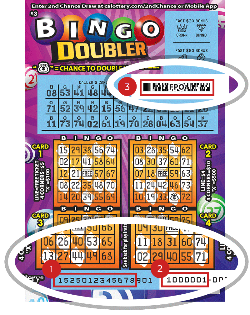 $3 1525 Bingo Doubler