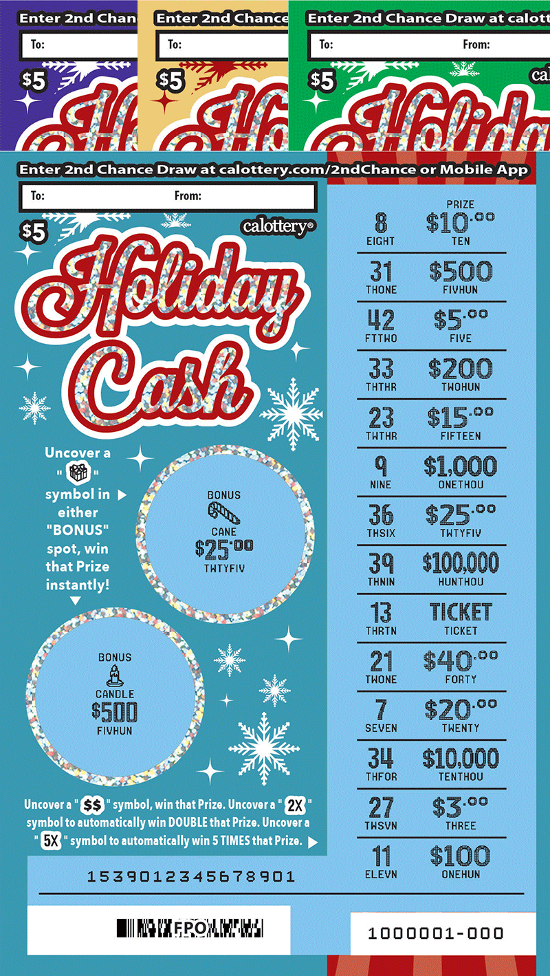 1539 $5 Holiday Cash