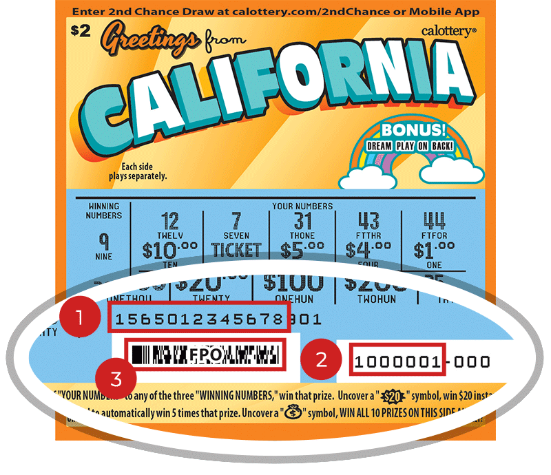 1565 $2 Greetings from California