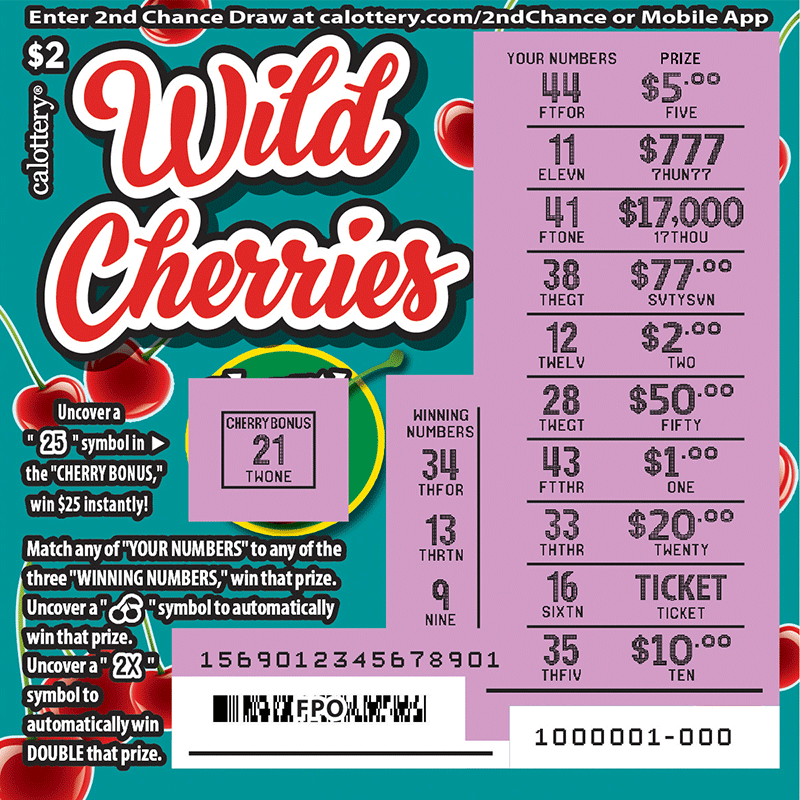 1569 $2 Wild Cherries