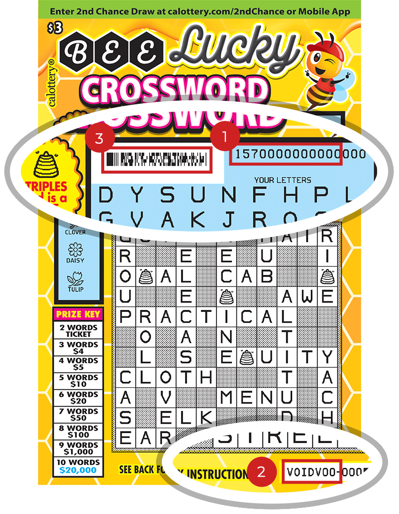 $3 1570 Bee Lucky Crossword