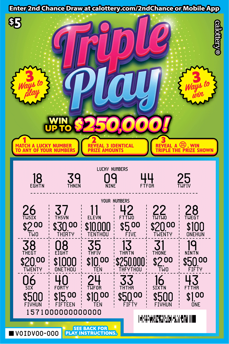 Triple play lotto deals