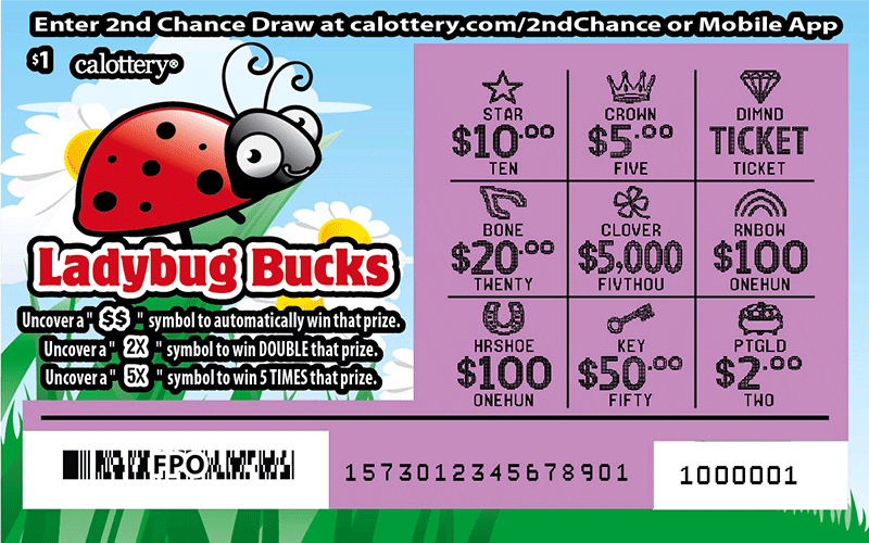 1573 $1 Ladybug Bucks