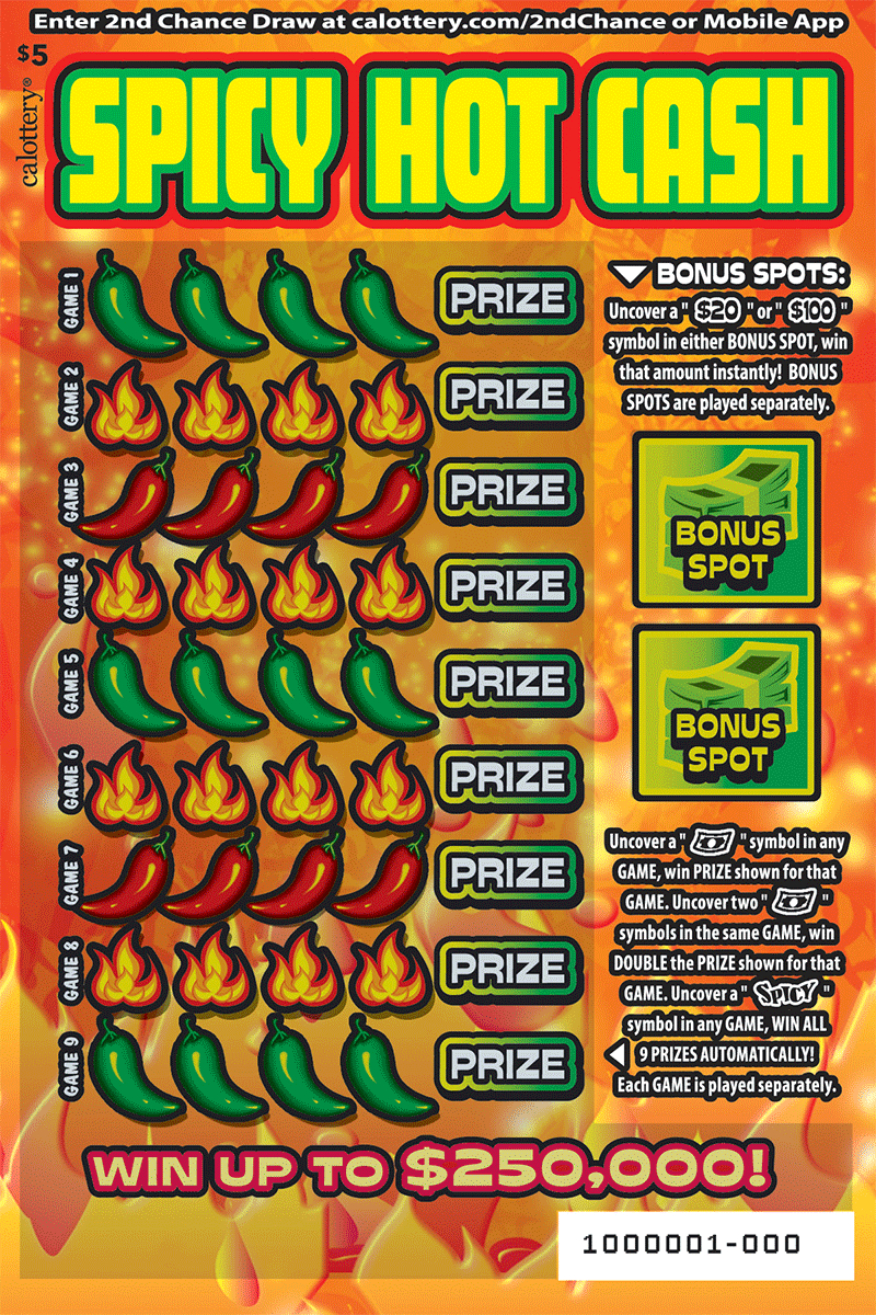 1580 5 spicy hot cash