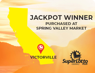 SuperLotto Plus Winner of Victorville, California