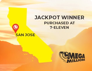 Mega Millions Jackpot winner purchased at 7-Eleven in San Jose