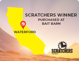 Scratchers winner purchased at Bait Barn in Waterford