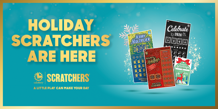 Holiday Scratchers Are Here