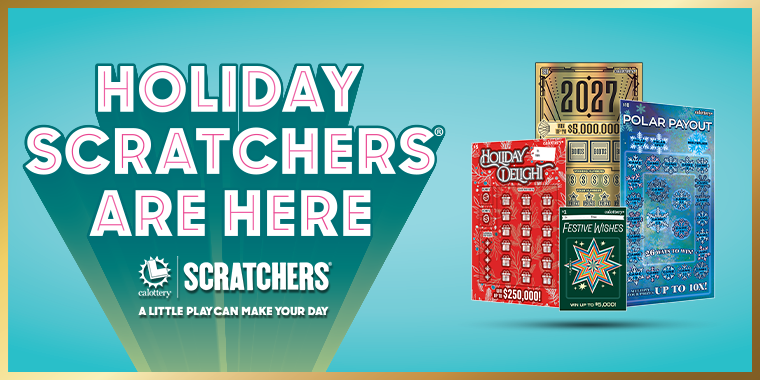 Holiday Scratchers Are Here