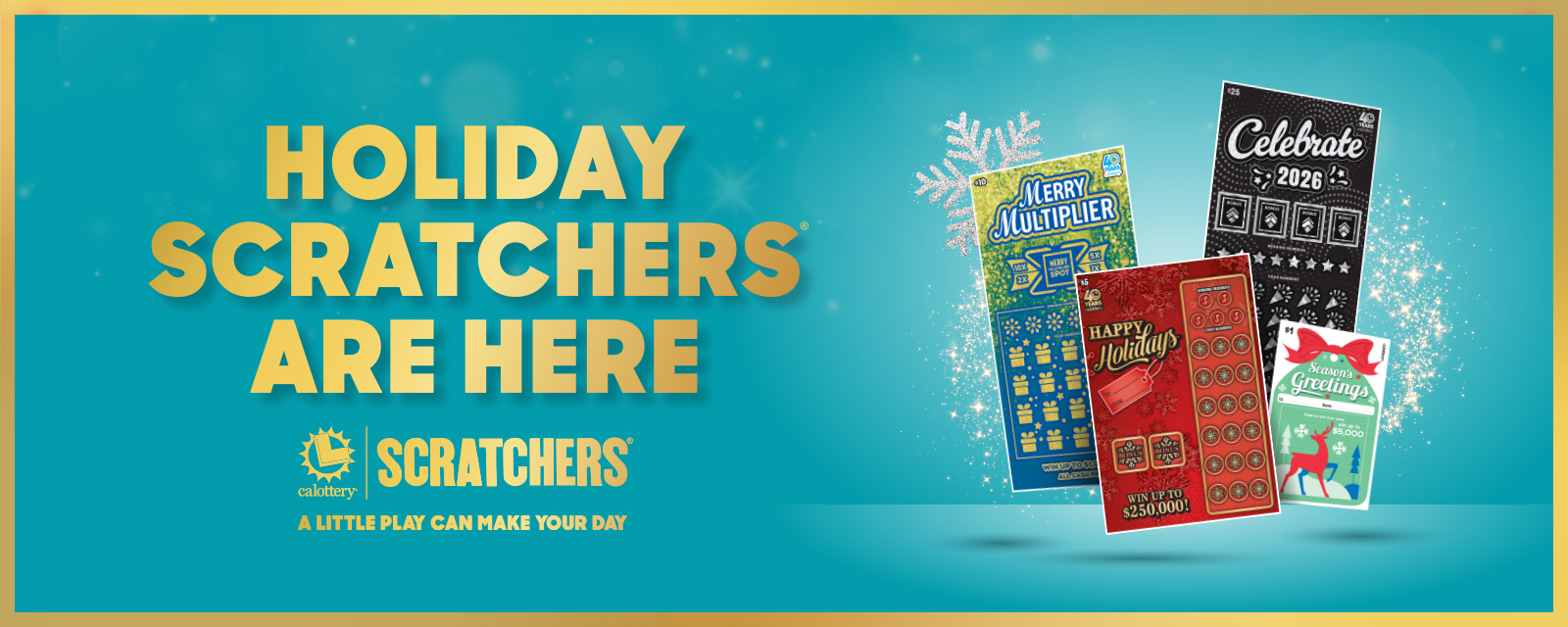 Holiday Scratchers Are Here