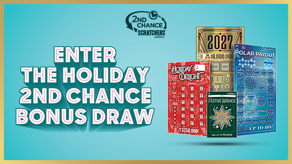 Enter The Holiday 2nd Chance Bonus Draw