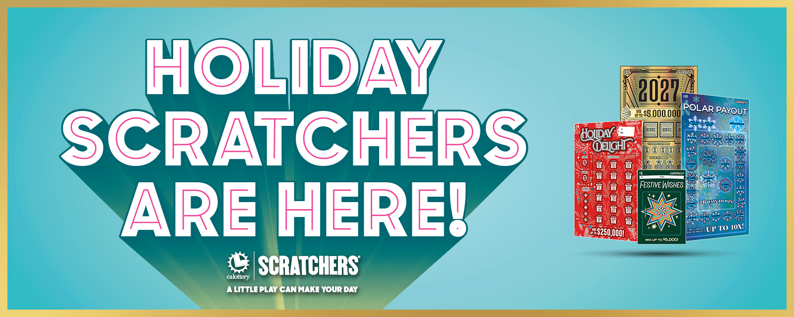 Narito na ang Holiday Scratchers!