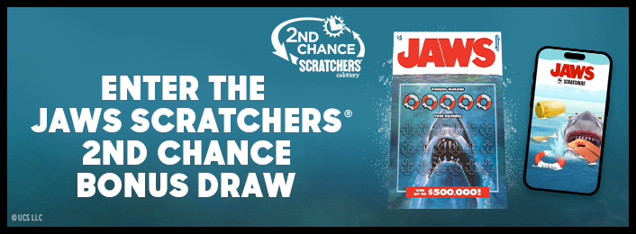 Participa en el JAWS Scratchers 2nd Chance Bonus Draw