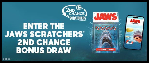 Enter The JAWS Scratchers 2nd Chance Bonus Draw