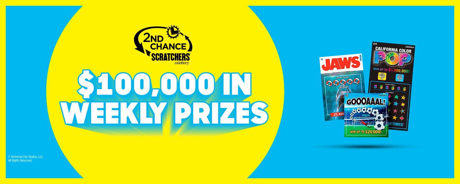 $100,000 in weekly prizes