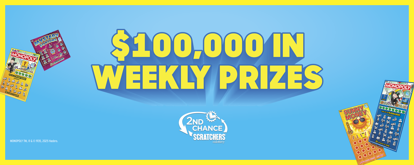 $100,000 In Weekly Prizes