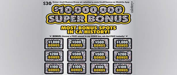 $10,000,000 Super Bonus ticket
