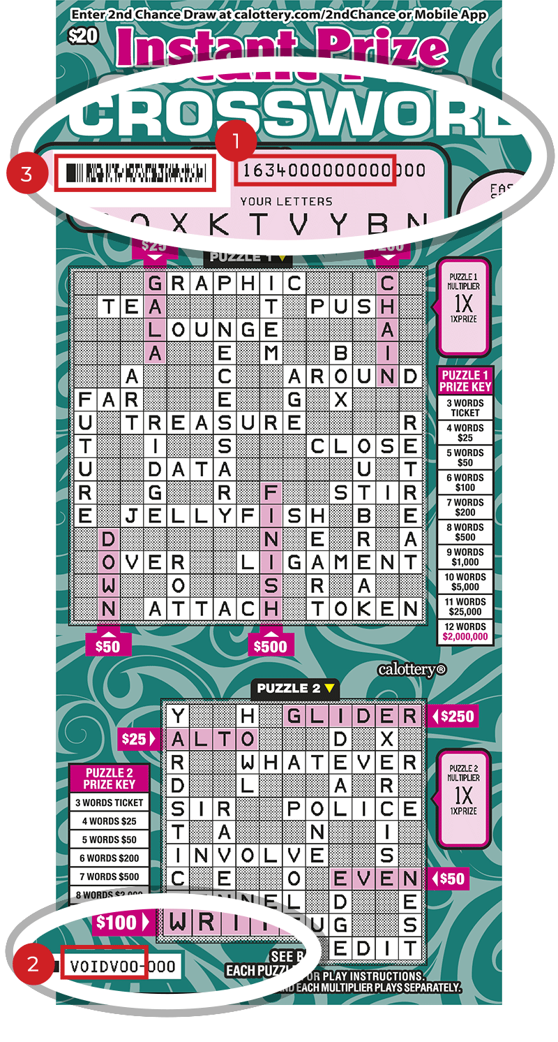 1634 $20 Instant Prize Crossword