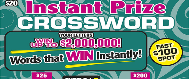 Instant Prize Crossword ticket