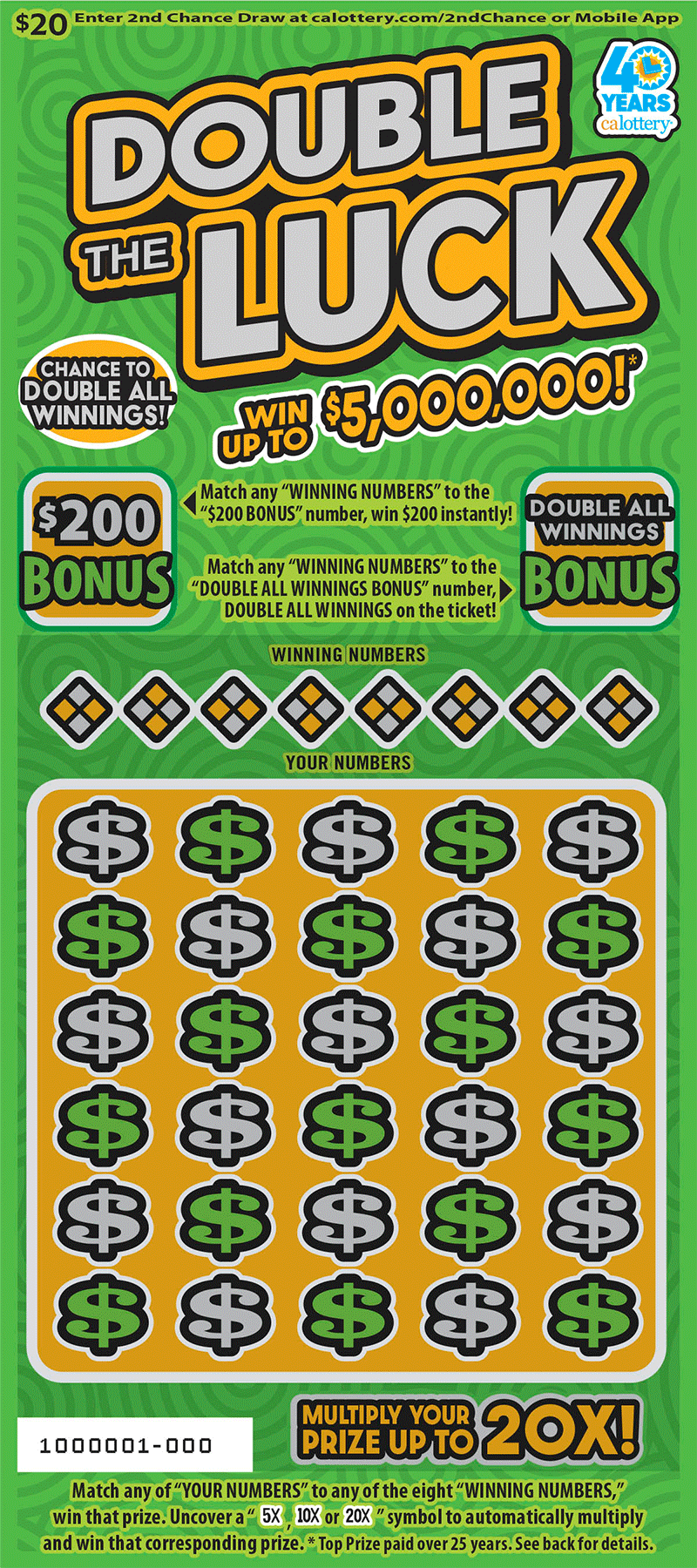 1672 20 double the luck