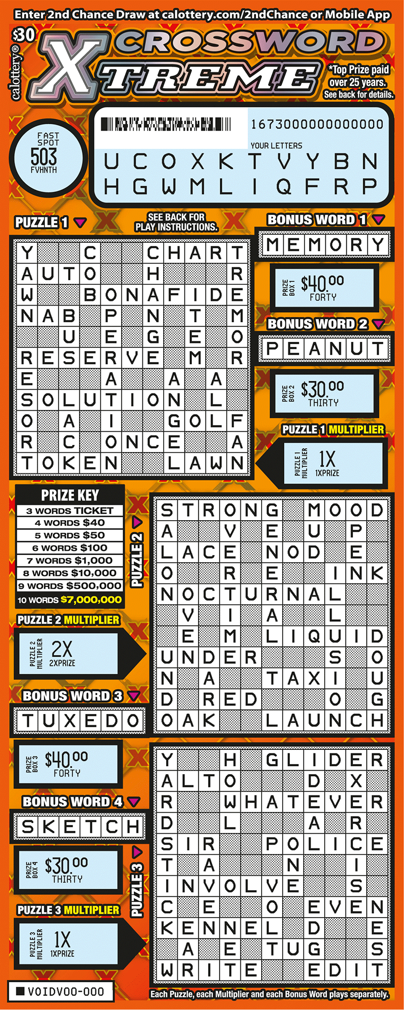1673 30 crossword xtreme