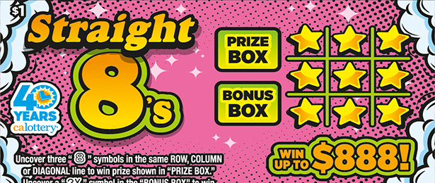 Straight 8's ticket