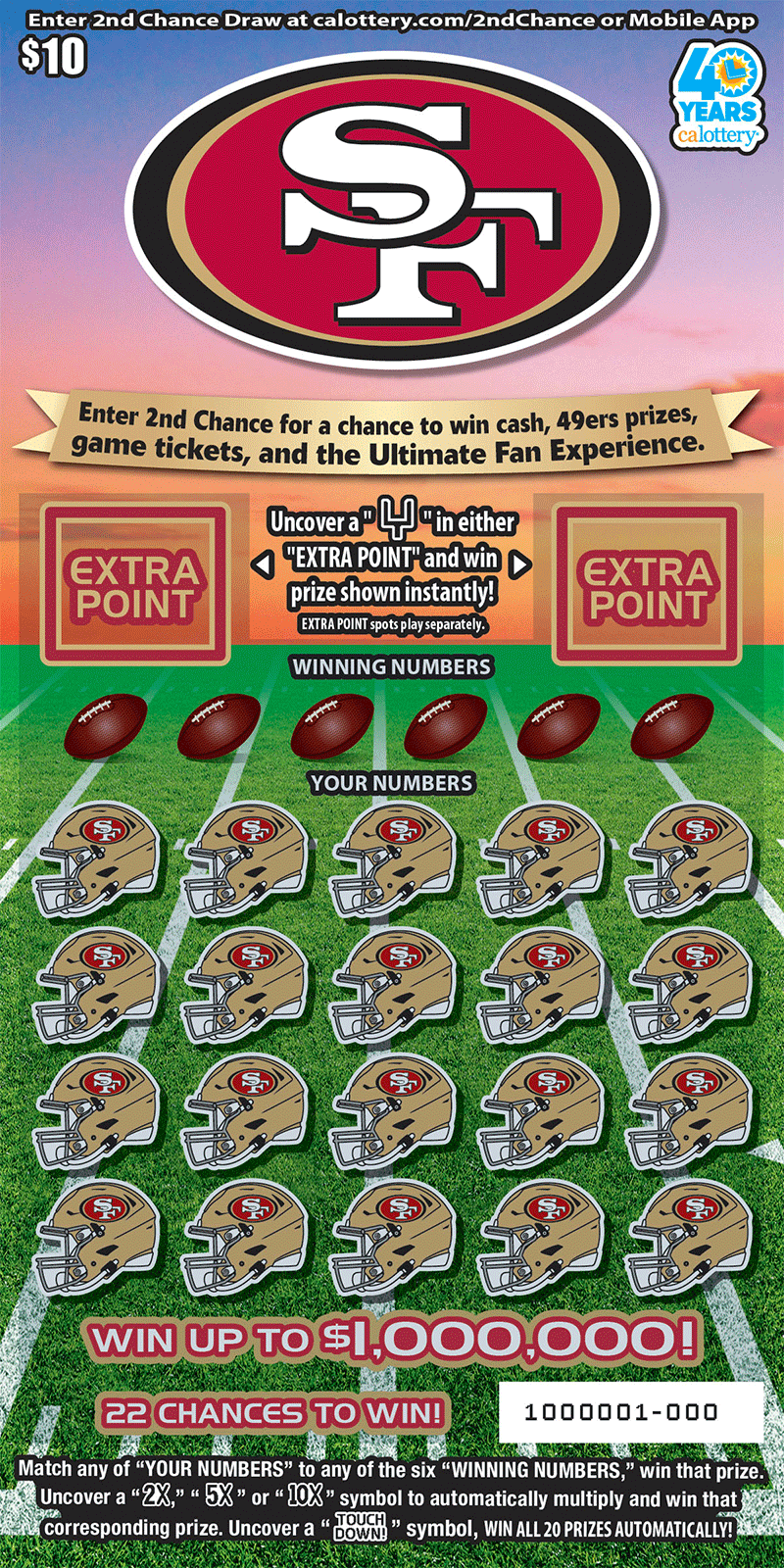 1689 10 san francisco 49ers