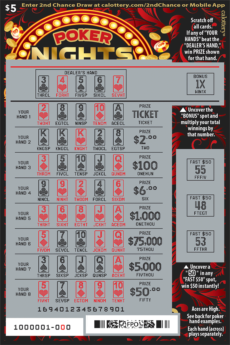 1694 $5 Poker Nights