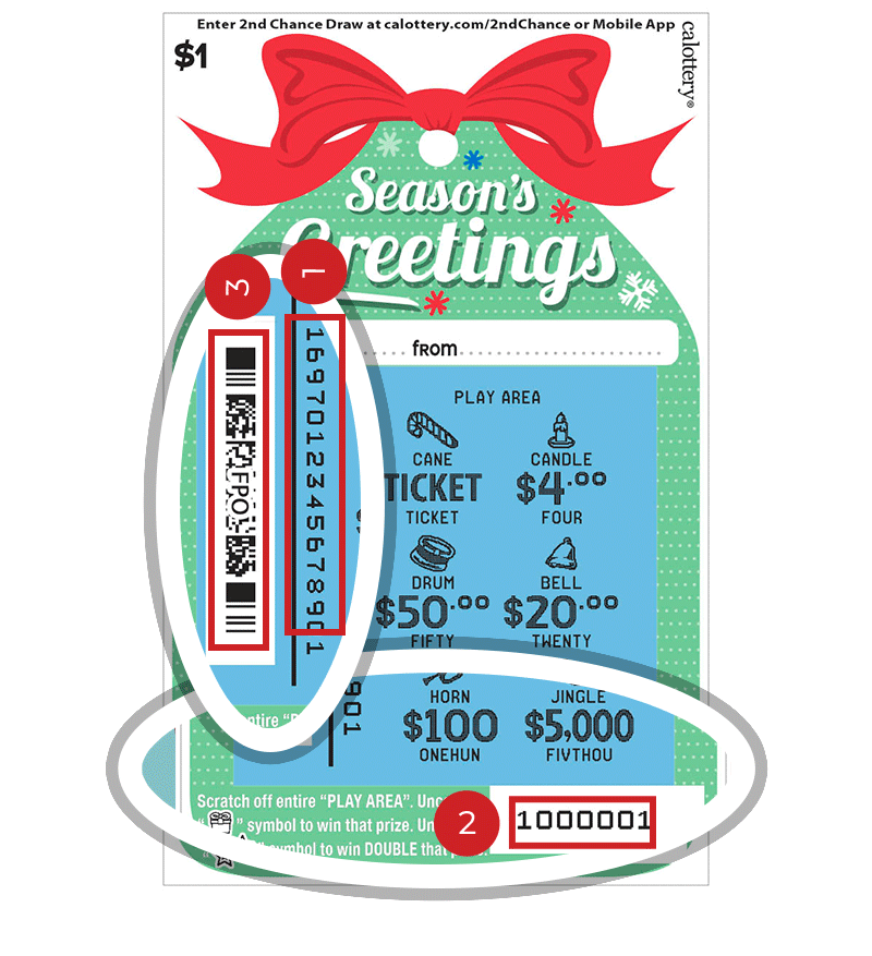 1697 $1 Season's Greeting's