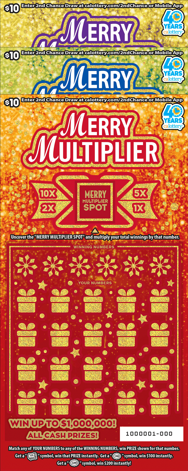 1699 $10 Merry Multiplier