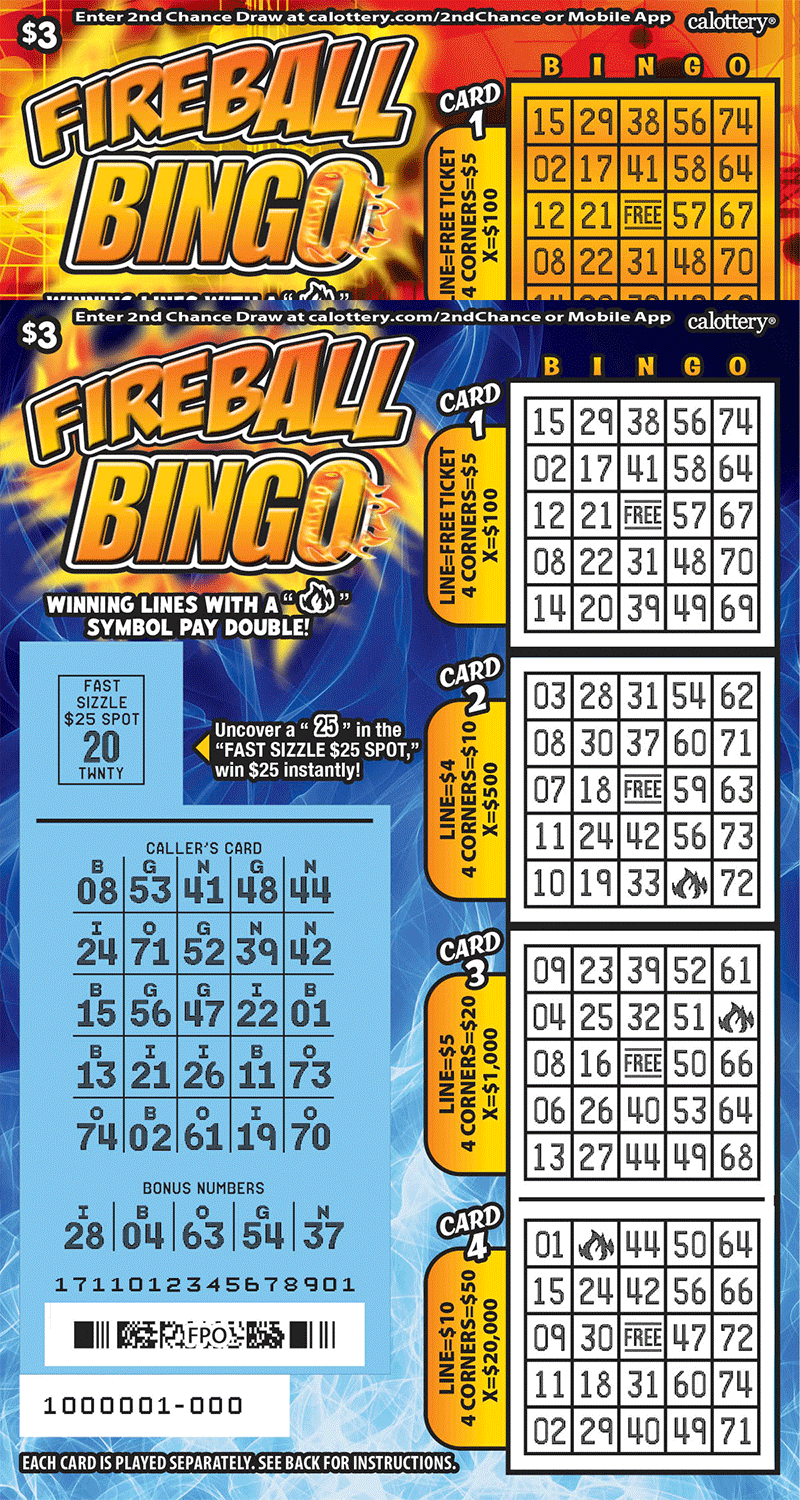 1711 3 fireball bingo