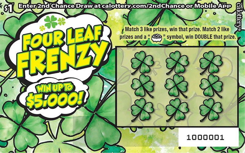 1715 $1 four leaf frenzy