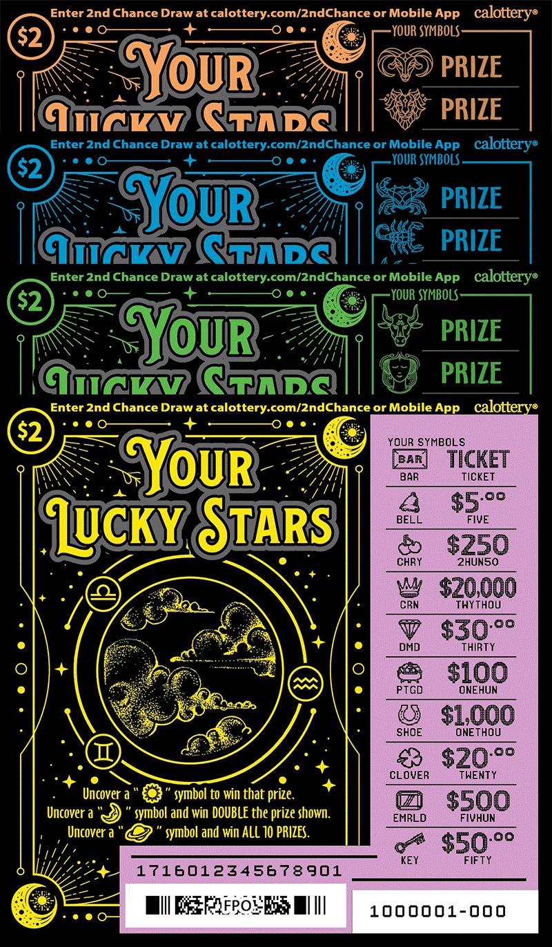 1716 $2 your lucky stars